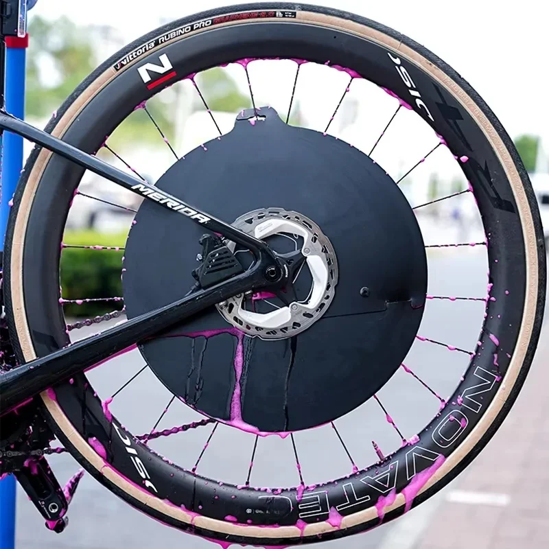 AliExpress Bicycle Motorcycle Washing Disc Brake Cleaning Protection Cover Anti Grime Guard Wheel Cover For Road MTB Mountain Bike