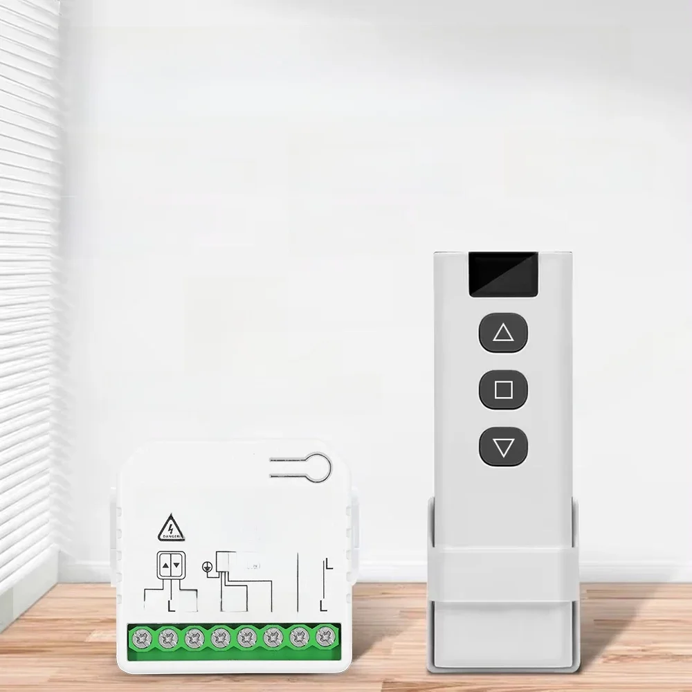 Tuya WiFi inteligentny przełącznik kurtyny rolety moduł migawki z pilotem RF 433 MHz współpracuje z asystentem Alexa Google Home — zdjęcie produktu 7