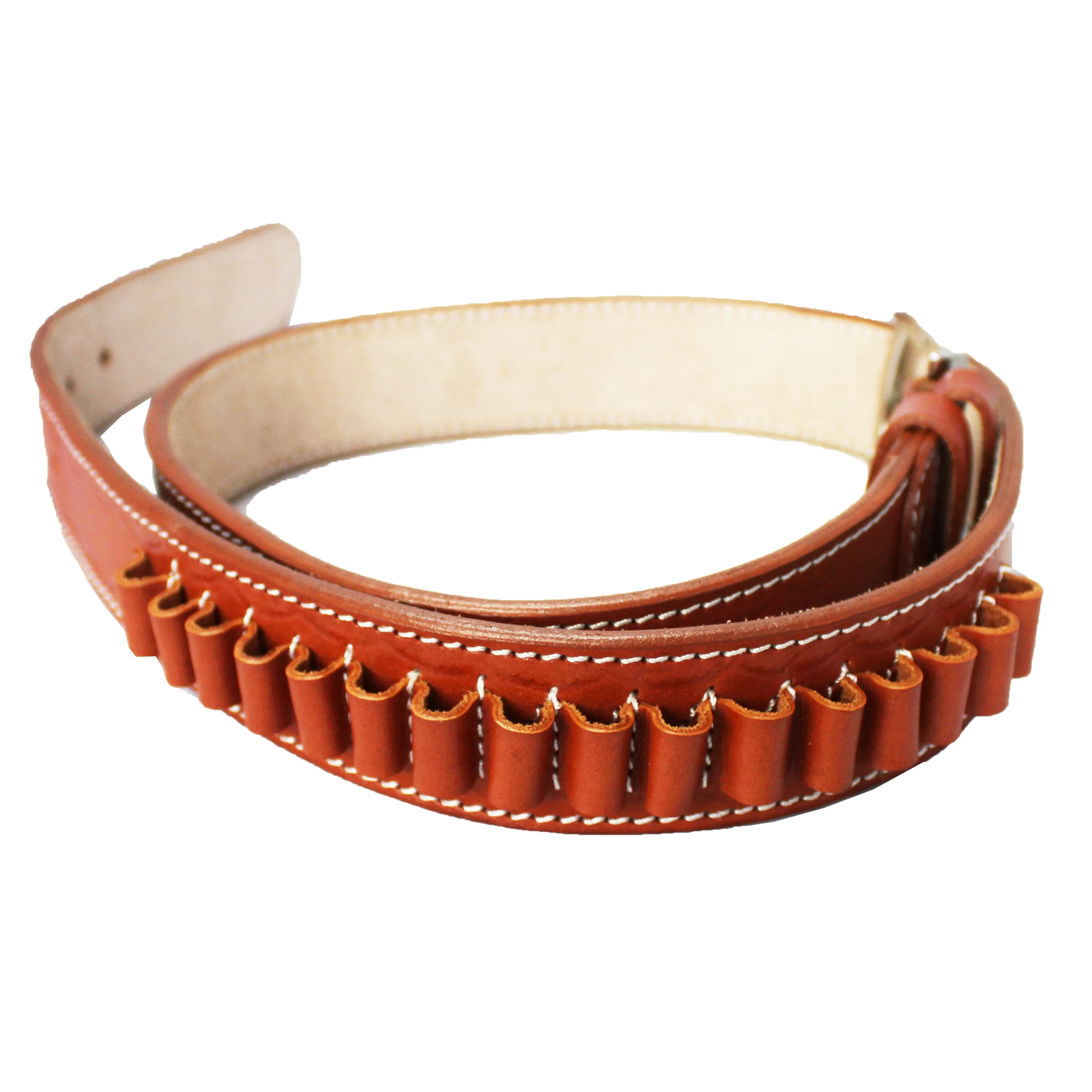 

YT Hobby Leather Belt with Ammo Holder For 9mm - Securely Carry Your Ammunition in Style