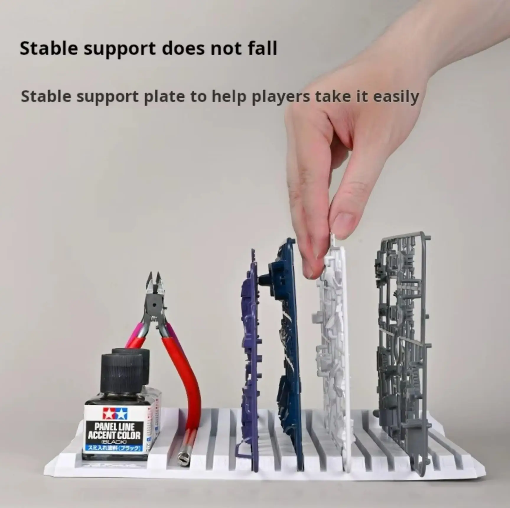 MS094 Model Parts Stoage Rack For Gundam Military Model Model Assembly Storage Rack Panel Line Fluid And Cutting Plier Organizer
