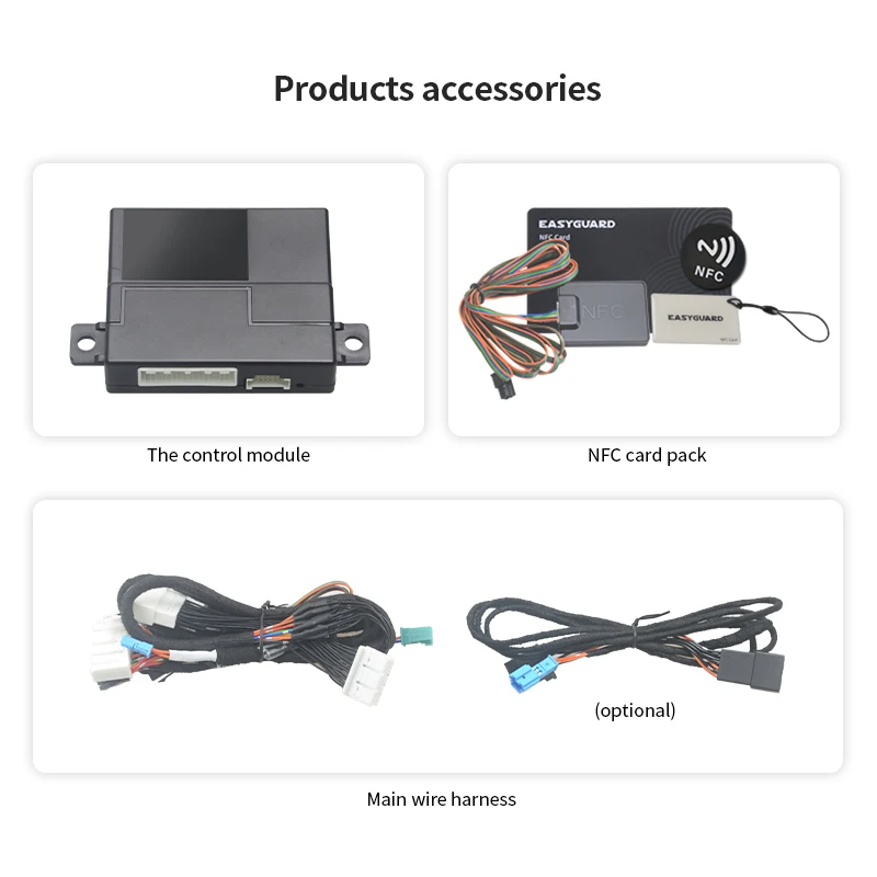 EASYGUARD Plug Play Factory Key Remote Starter System Fit for selected Toyota 22-25 Sienna Camry Wildlander Granvia RAV4 Corolla