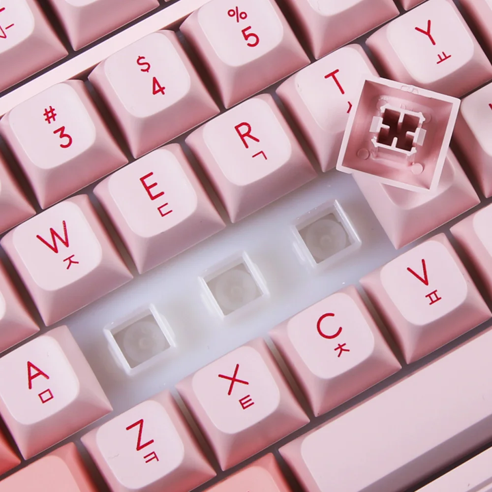 Monstar Gats-Charbet الفراولة تغلب 5G ، لوحة مفاتيح خالية من الضوضاء ، لوحة مفاتيح مكتبية ، X108 #5