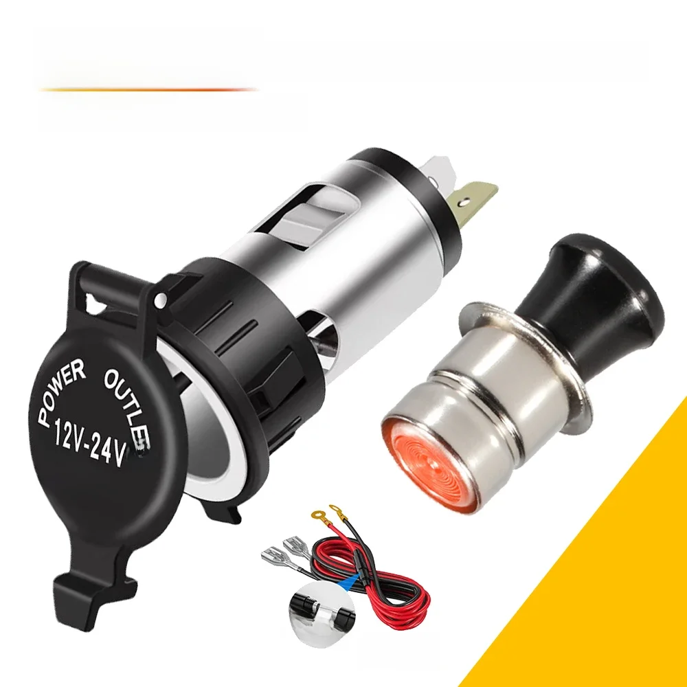 Allume-cigare de voiture adaptateur de prise universelle prise de courant Portable 12 V-24 V 120 W-250 W pour voiture camion moto bateau