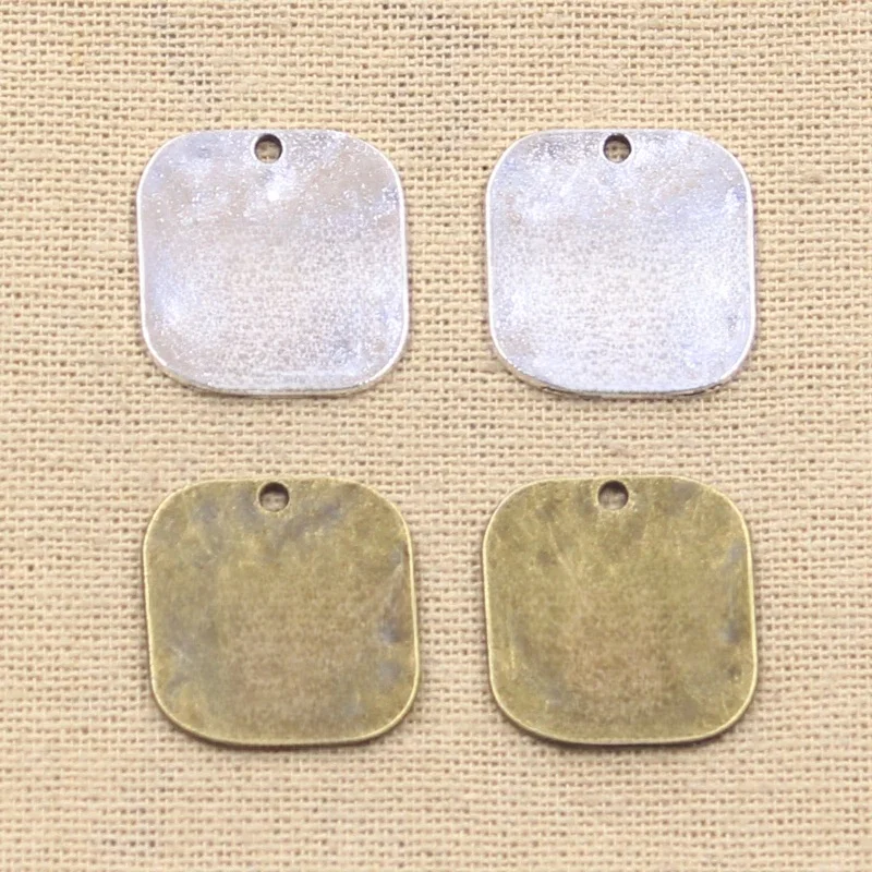 10 sztuk Charms marzy o morze 19x19mm antyczne charms, wisiorek fit, w stylu Vintage tybetański brąz srebrny kolor, ręcznie robiona biżuteria DIY — zdjęcie 2