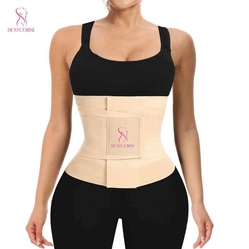 3 Layer High Compression Super Tight Waist Trainer Corset Body Shaper Tummy Control Waist Snatcher Belly Belt Wrap
