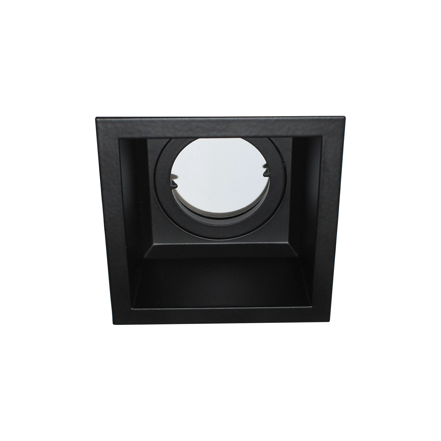 

Square Black Ceiling Lamp Holder Aluminum Bases Halogen Light Bracket LED Downlight GU10 MR16 Spotlight Bulb Fittings Frame