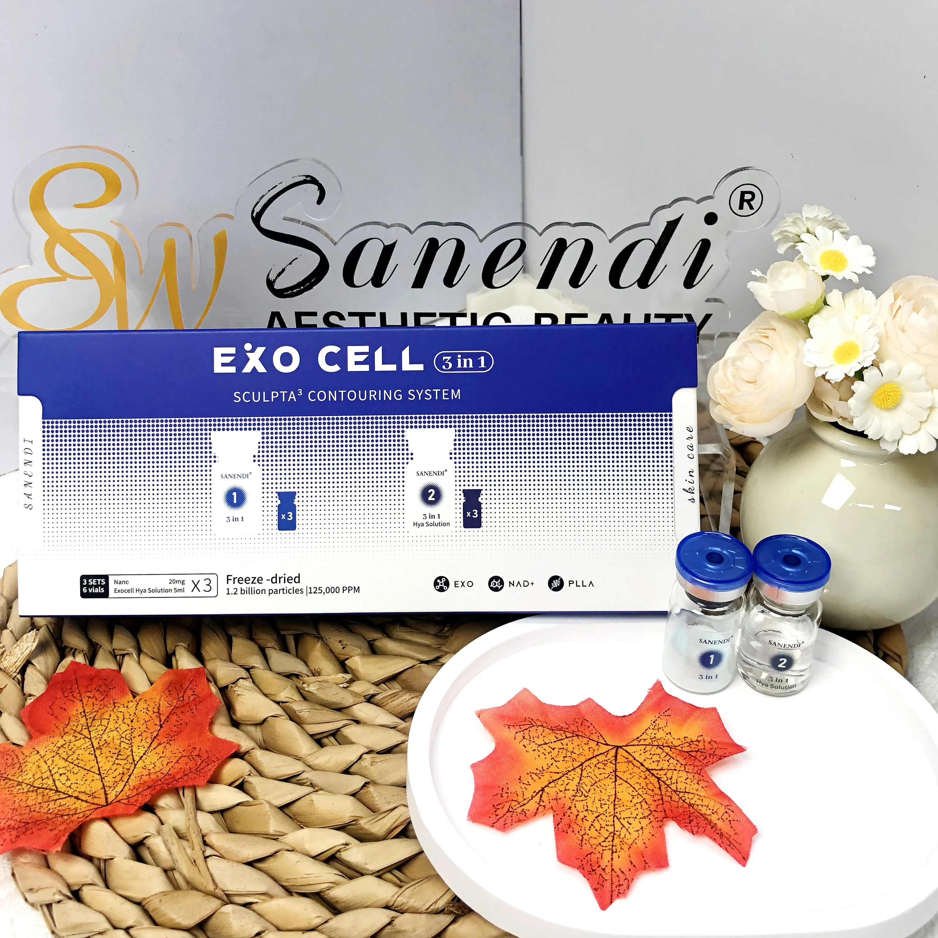 EXONAD+ Serum Collagen Face Care Serum GHKCU hydration Moisture Support Essence Hydrating Soothing Korean Skin Care 6 vials