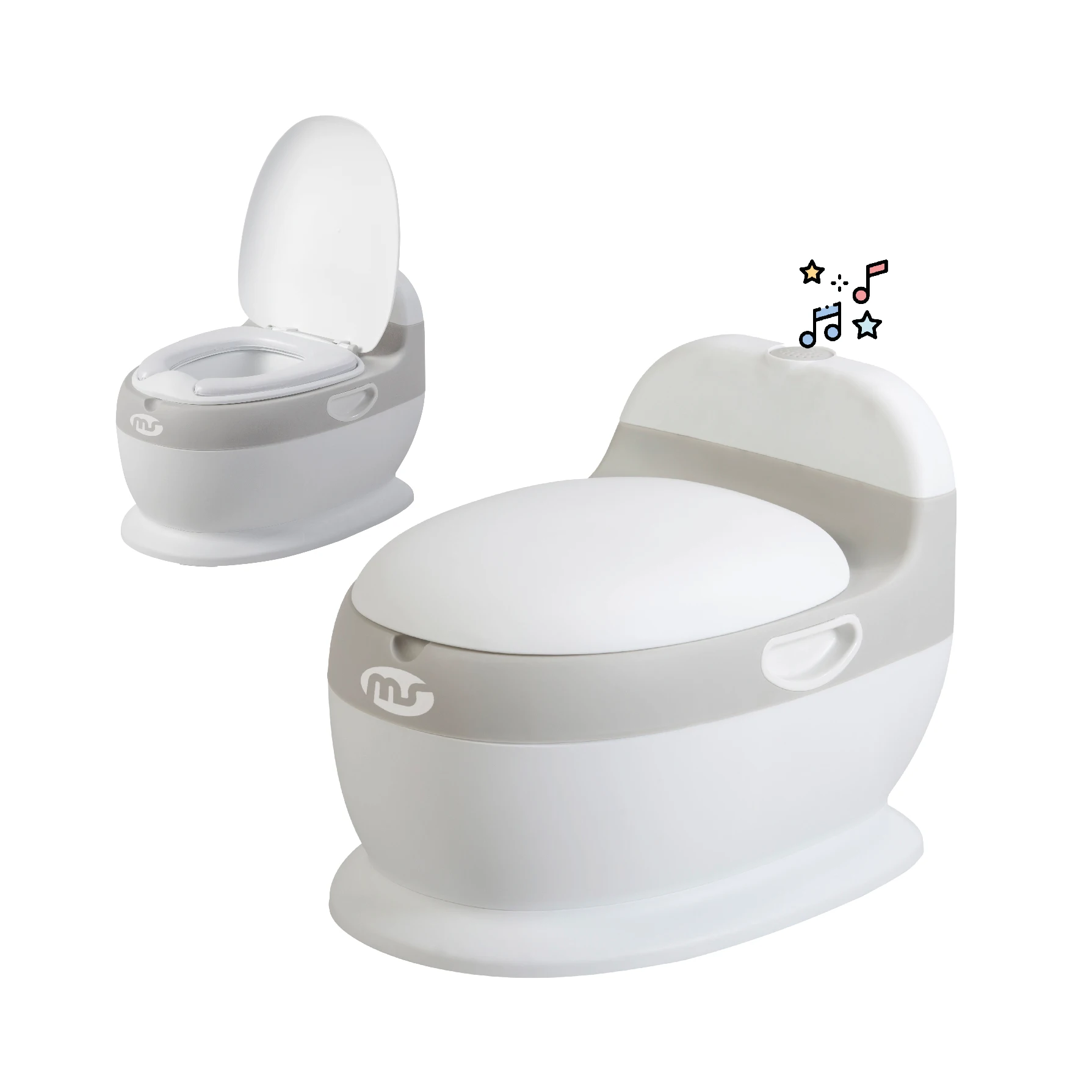 MS-Potty children's Potty-baby toilet aid, sound that simulates the chain-with non-slip Base.