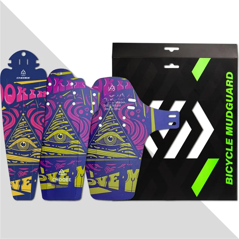 AliExpress chooee Chooee Bicycle Accessories Bike Parts Mtb Wings Road Bike Folding Mudguard Mountain BMX Cycling Front + Rear Wheel Fenders 3pcs