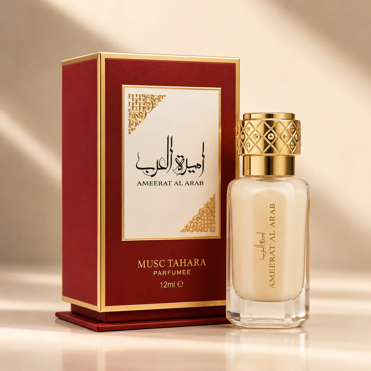 Extracto de perfume Dubai Flower Musk Tahara Ameerat Al Arab 12ML sin alcohol para mujer