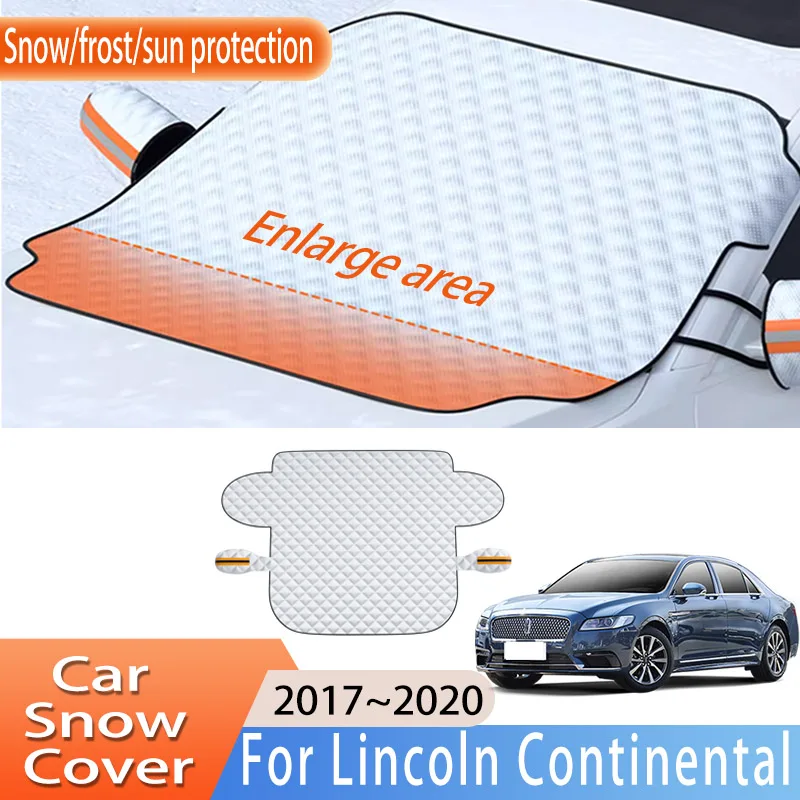 Car Accessories For Lincoln Continental 2017~2020 2018 Front Windscreen Snow Cover Ice Frost Sun Protector Waterproof Auto Parts