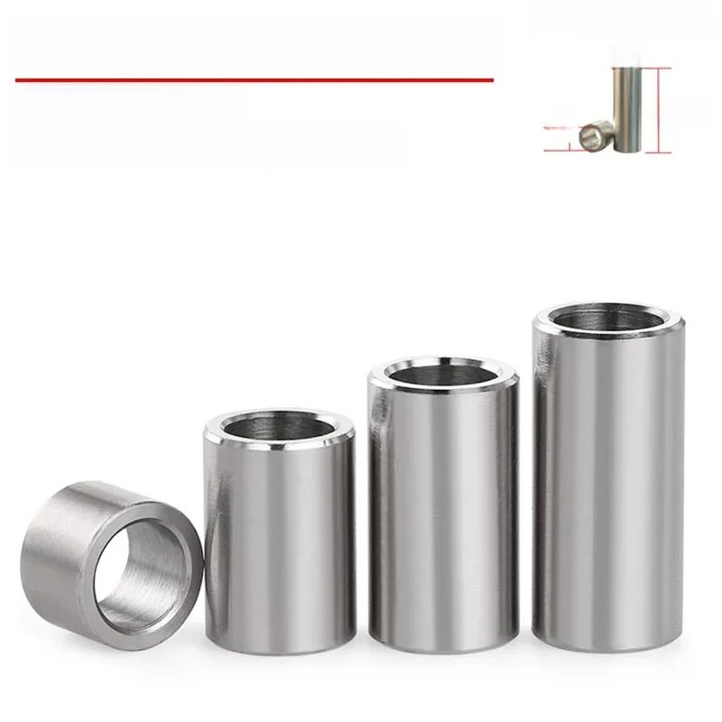 Joint de rondelle de bague en acier inoxydable 304, non fileté, M10 M12 M13 M14, manchon d'espacement rond creux OD 12-30mm