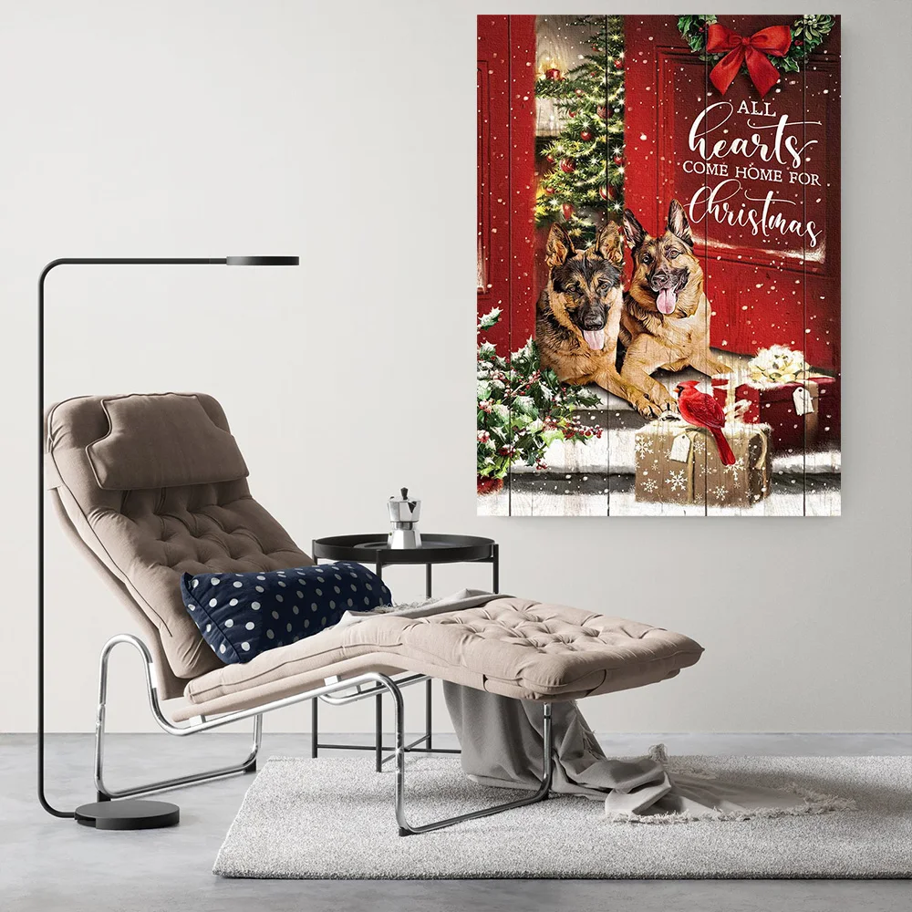 Jesus Candy Cane Christmas Tree Wall Art Posters Christmas Gift Canvas Painting Animal Canvas Prints Home Decoration Picture