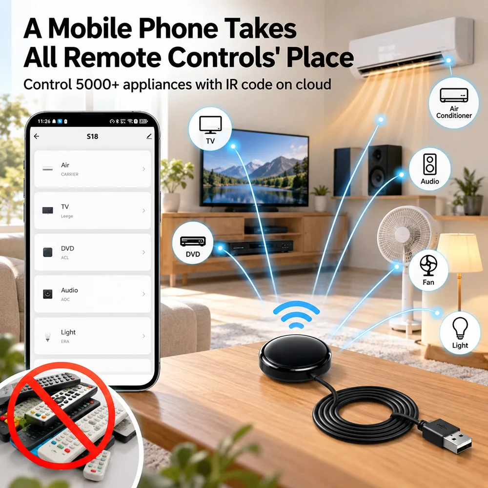 Tuya WiFi IR Remote Control Smart Universal for TV Air Conditioner Alexa Remote Control Work with Google Home Yandex Google