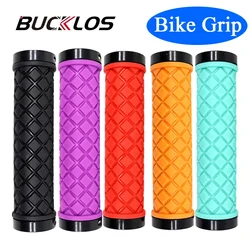 Bicycle Grips Double Lock On Bike Handlebar Grip Shock Absorption Mountain Bike Grip Anti-slip MTB Cuffs Rubber Bike Handle