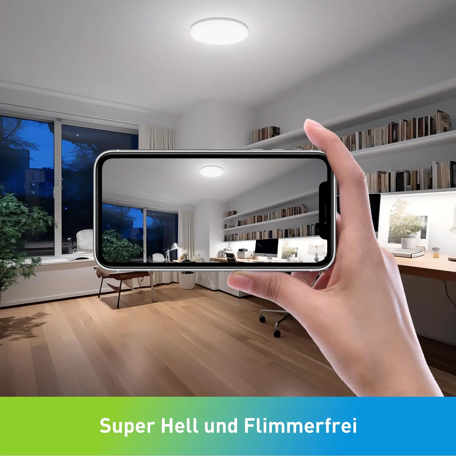 Modern round LED ceiling light neutral white cool white warm white 48W 36W 24W 18W bedroom corridor toilet lighting image 5