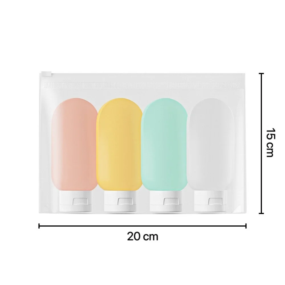 4/11 Piece Travel Toiletries Bottle Set, Silicone Can Be Refilled With Travel Accessories, Toiletries Container, Travel Essentia