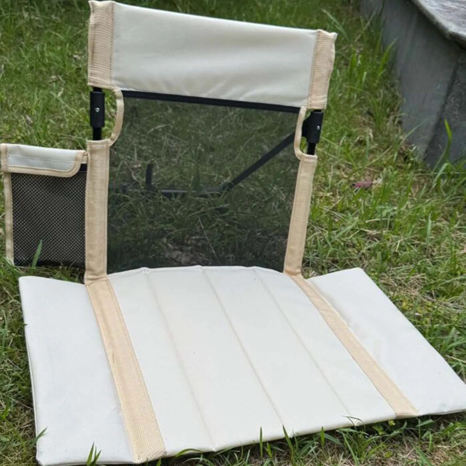 

Portable Folding Beach Chair with Back Support for Camping Hiking Picnic Fishing Barbecues Easy to Fold And Carry Lawn Backrest