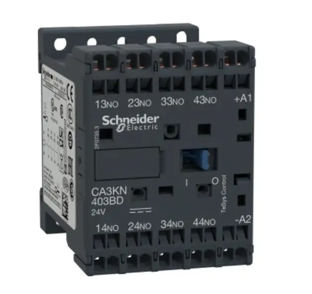 

CA3KN403BD CA3-KN403BD control relay, TeSys K, 4P(4NO), 690V, 24V DC standard coil, with integral suppression device