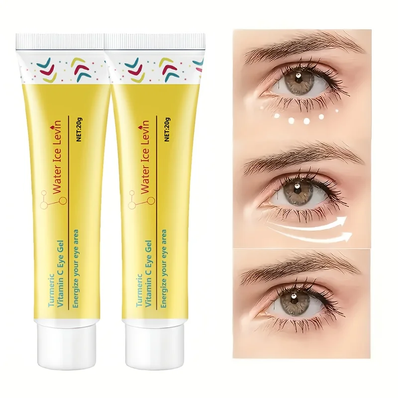 Turmeric Vitamin C Eye Cream 20g Lightening Dark Circles Instant Eye Repair Serum Firming Skin Care for Eyes