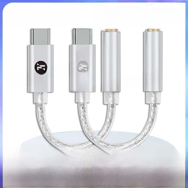 JCALLY JM12 Digitaler Audio-Adapter Typ C auf 3,5 mm Hifi DAC KTO2H20 Chip 32 Bit 384 kHz DSD128 Decoder Typ C auf 3,5 mm Kopfhörerverstärker