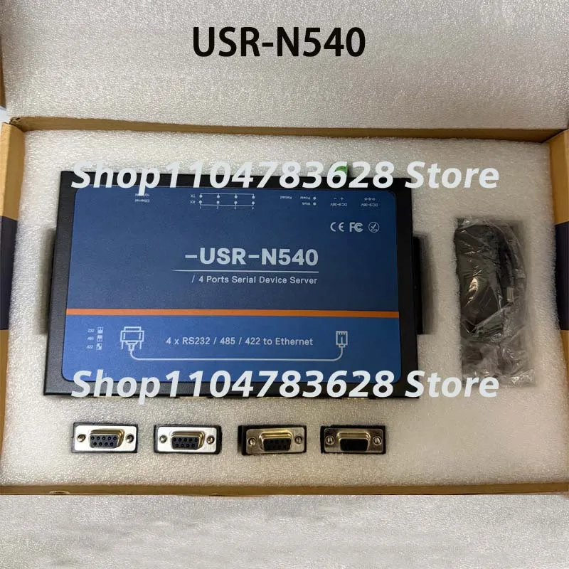 Brand New Original USR-N540 RS-232 / RS-485 / RS-422  ，1× RJ45 ，10/100 Mbps  ，600～230.4 Kbps