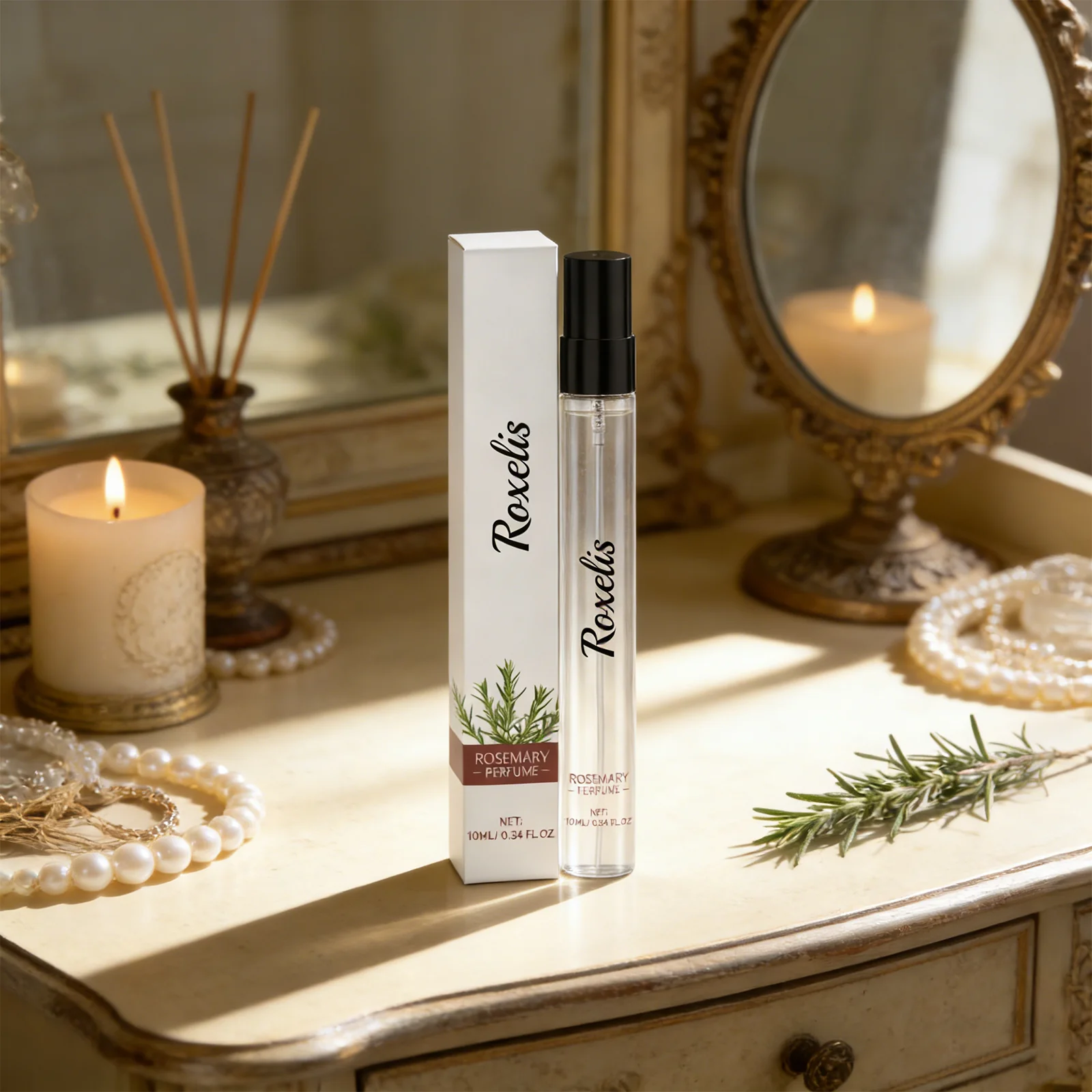 

Парфюм ROXELIS 10 мл с ароматом розмарина, розмариновая сердцевина, цветочно-фруктовая симфония, стойкий аромат, нежная формула