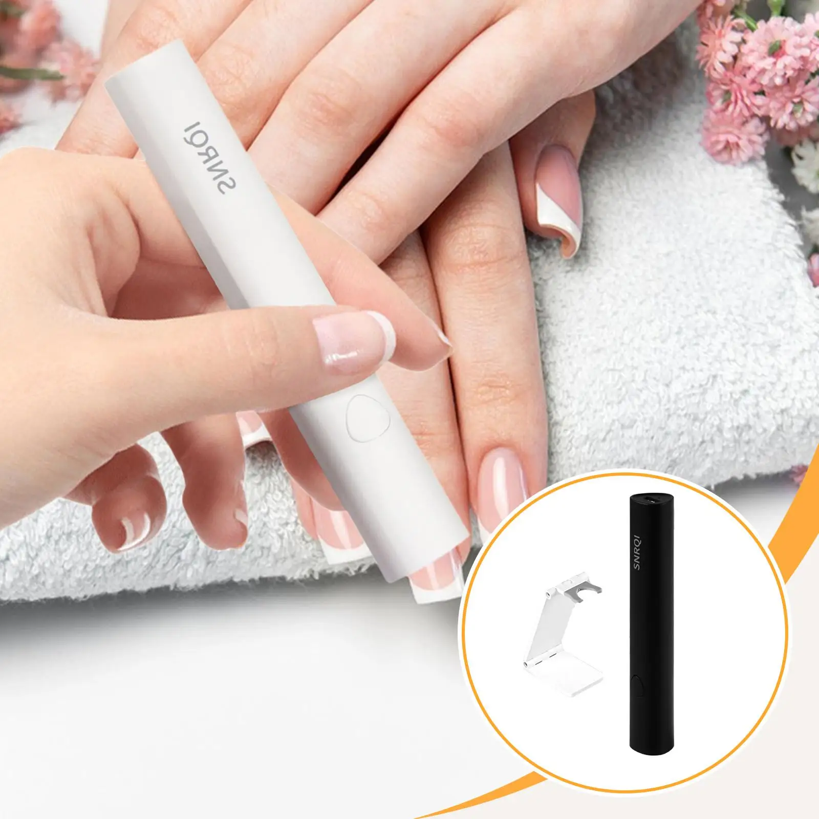 Lampa LED do paznokci ze stojakiem Mini suszarka do paznokci USB Szybkie utwardzanie żelu do paznokci Profesjonalna do domowego manicure DIY Salon paznokci