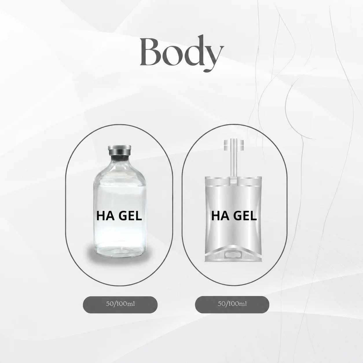Sanendi HA Ácido Hialurónico para Suero Facial, Cuidado Corporal, Hidratante para la Piel, para Rellenar Glúteos, 100ml