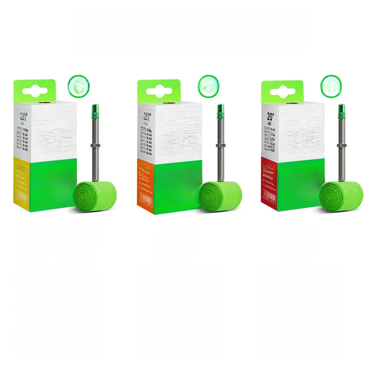 AliExpress CYCLAMI TPU Folding Bike Inner Tube FV 60mm 20" 406 451 16" 349 18" 355 0.9 1/1-8 1-3/8 1.35 1.5 1.4 1-1/4 Bicycle Tire Pneu