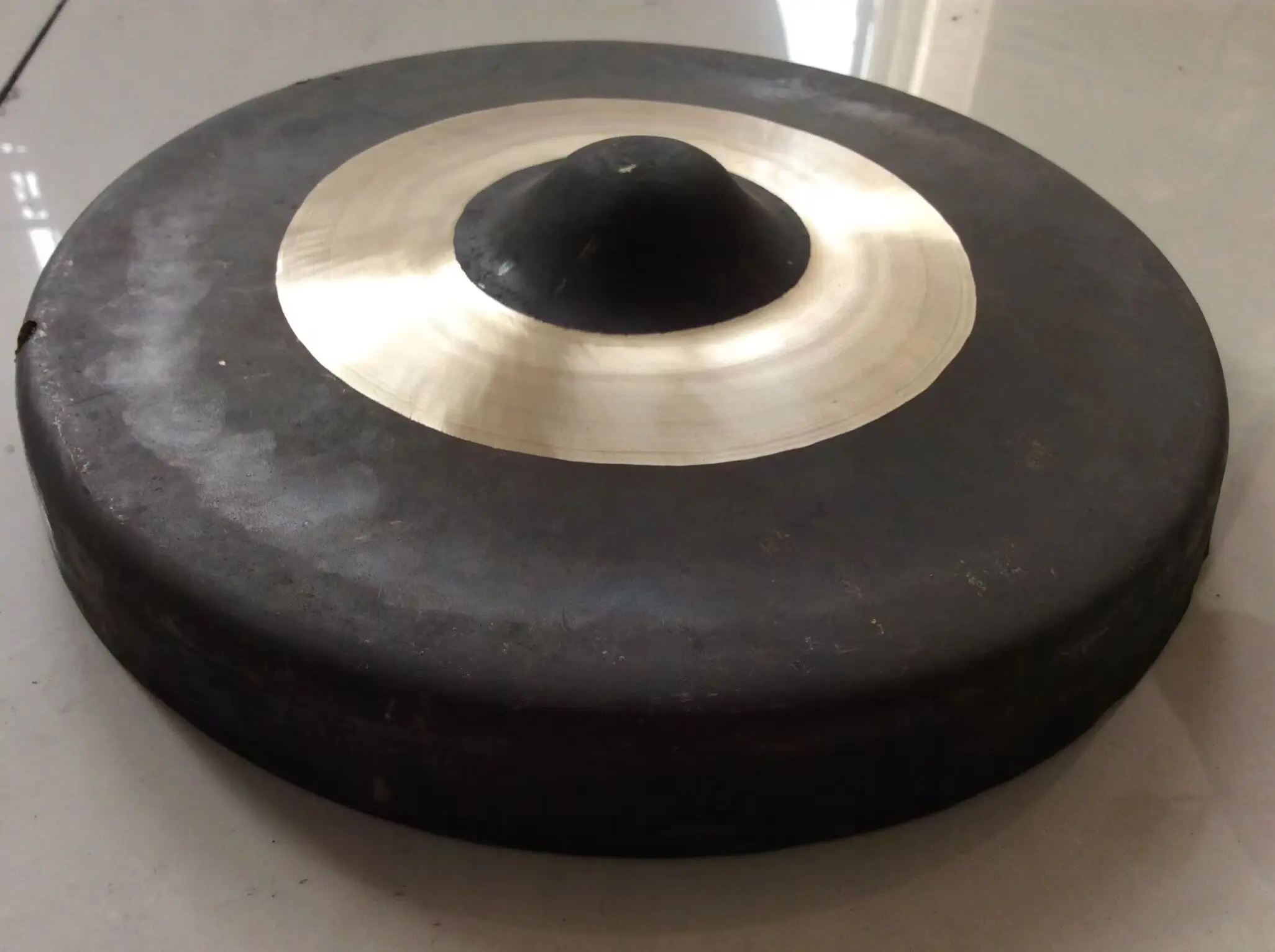 Arborea Desktop Gong 6-12 inch Bossed Gong Set Nipple Gong Bronze for Sound Healing and Meditation