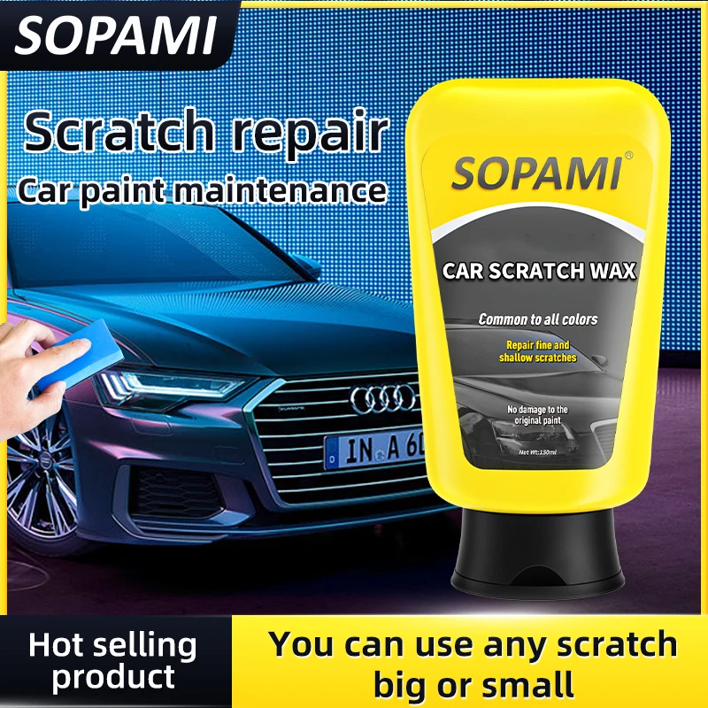 Car Scratch Repair Wax. Scratch & Spot Remover - Best Car Scratch Repairer - Car Polish & Paint Restorer - Easily Repair Paint S