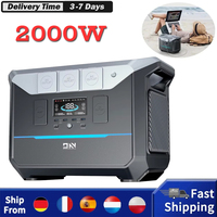 Daranener Neo2000 Portable Power Station 2073.6Wh Lifepo4 Battery Solar Generator 2000W Ac Output 1.8H Full Charge