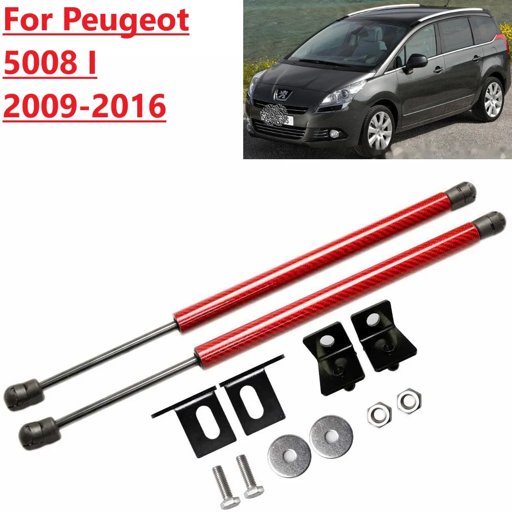 

2PCS Hood Damper For Peugeot 5008 I MK1 T8 2009-2017 MPV Front Bonnet Modify Gas Struts Lift Support Shock Absorber Piston Rods