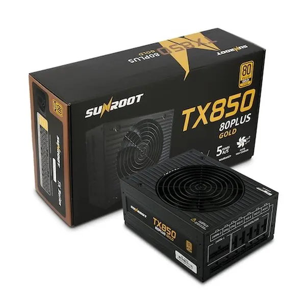 Sun root TX850 8 0PLUS gold pool modular ATX power 850W 5 free 5 years