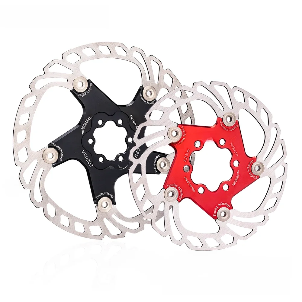 AliExpress ZTTO MTB Disc Brake Floating Rotor 203mm 180mm 160mm 140mm Down Hill 6 Inch Rotor Steel AM DH