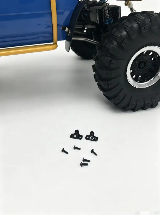 D1RC Metal Front Bumper Tow Hook Shackle Upgrade Part for 1/10 RC Crawler D110 Camel Cup Simulation Model Car Mod Accessories