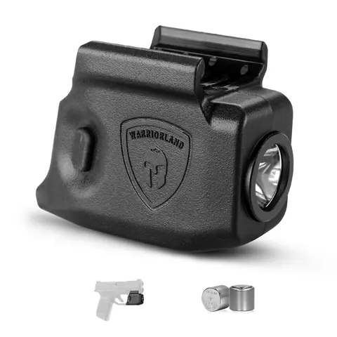 Mini Gun Light For Springfield Hellcat Pistol 150 Lumens Handgun Compact Size Flashlight Portable for Daily Concealed Carry SL1