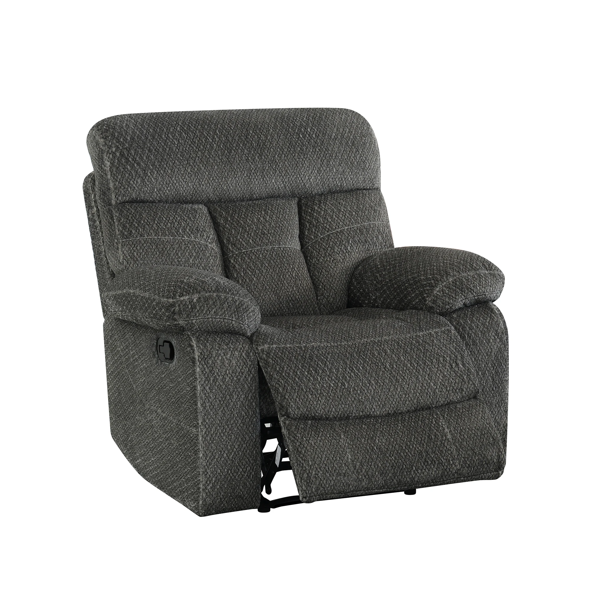 Premium Multi-Functional Smart Sofa - Soft Brown Corduroy Recliner with Dual-Layer Spring Support, Touch Switch & Solid Wood Frame - Adjustable Backrest (110-115 Degrees) for Living Room