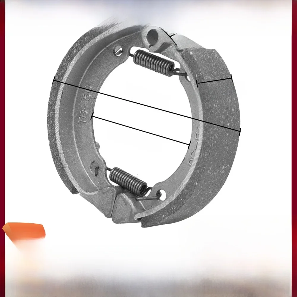 1pc Vorderrad Erweiterbar Trommel Bremsbeläge Für MAX G30 G2 G30D/MAX +/MAX PRO/S90L Elektrische Roller Bremsbelag Schuh Zubehör