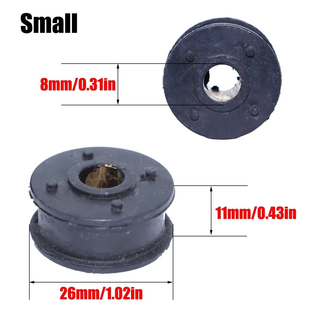 For MITSUBISHI Gear Shift Rod Bushing 2460A108 2460A109 Shifter Linkage Bush Repair Kit Rubber Replacement Parts