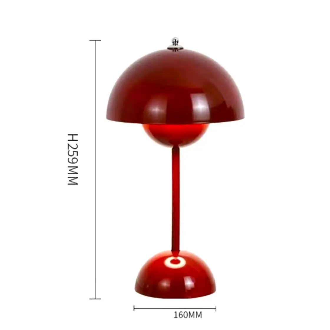 Mushroom Flower Bud Rechargeable LED Table Lamps Desk Night For Bedroom Dining Touch Night Light Simple Modern Decoration