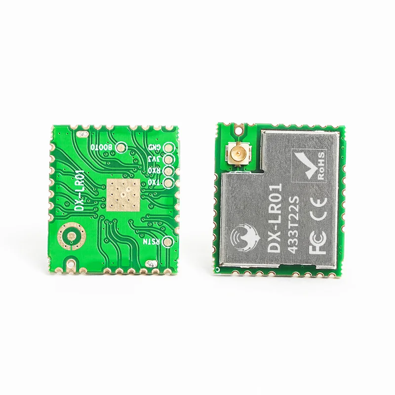 LoRa Module DX-SMART DX-LR01 RUBBER ANTENNAE SMD Low Power Consumption Long Range 3km 433MHz IPEX/Stamp Hole Wireless Module