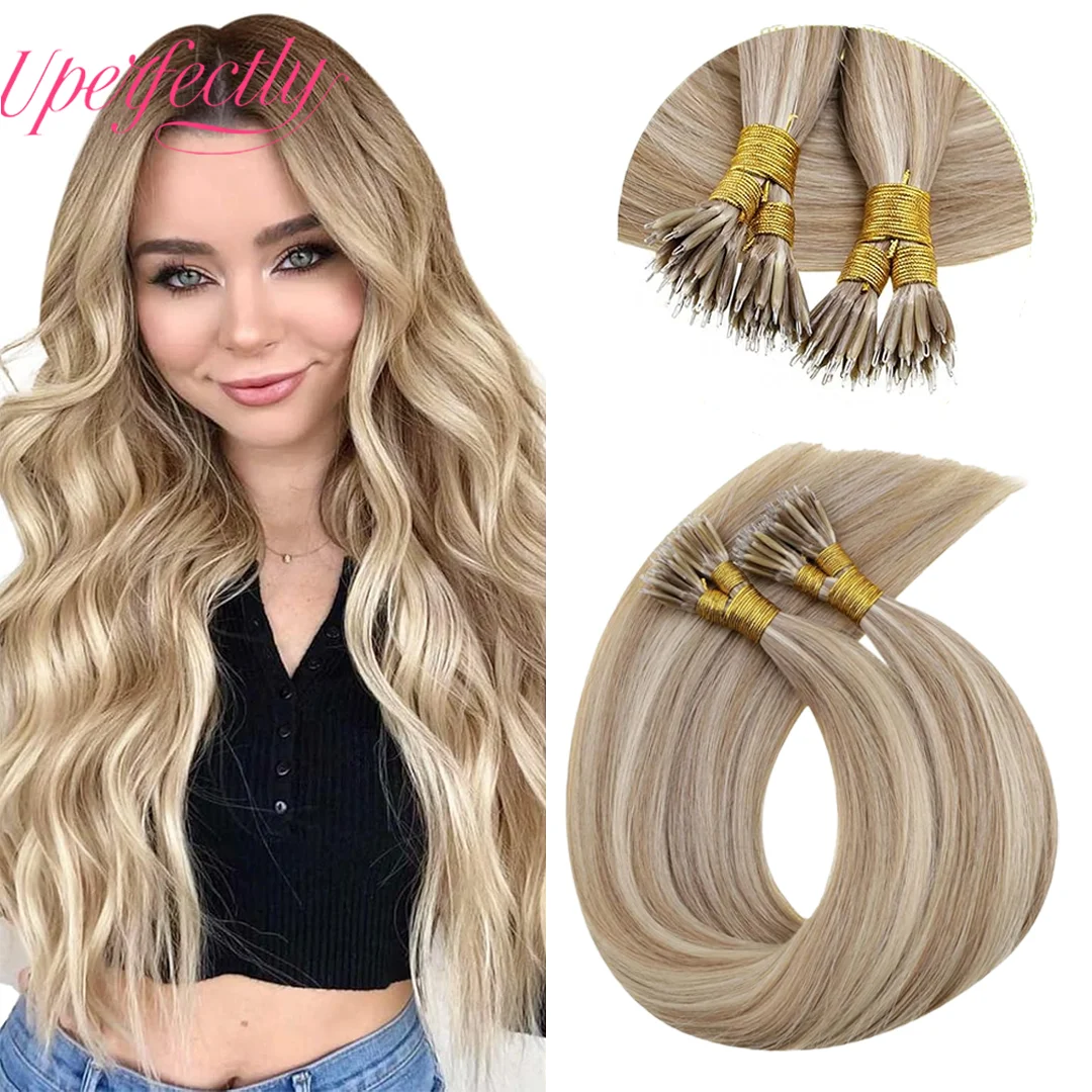 

Fusion Nano Ring Наращивание человеческих волос Наращивание волос с микро-нано-бусинами Предварительно склеенные наращивание волос с нано-наконечниками 50 или 100 шт./упак.