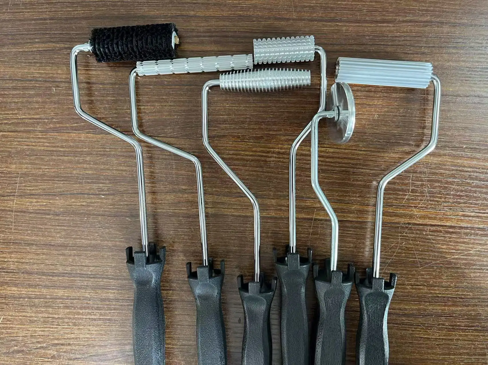 

small dia 6pcs /setFiberglass Laminating Roller FIN roller Bubble Roller for Resin Laminating Roller Project kit for Composite