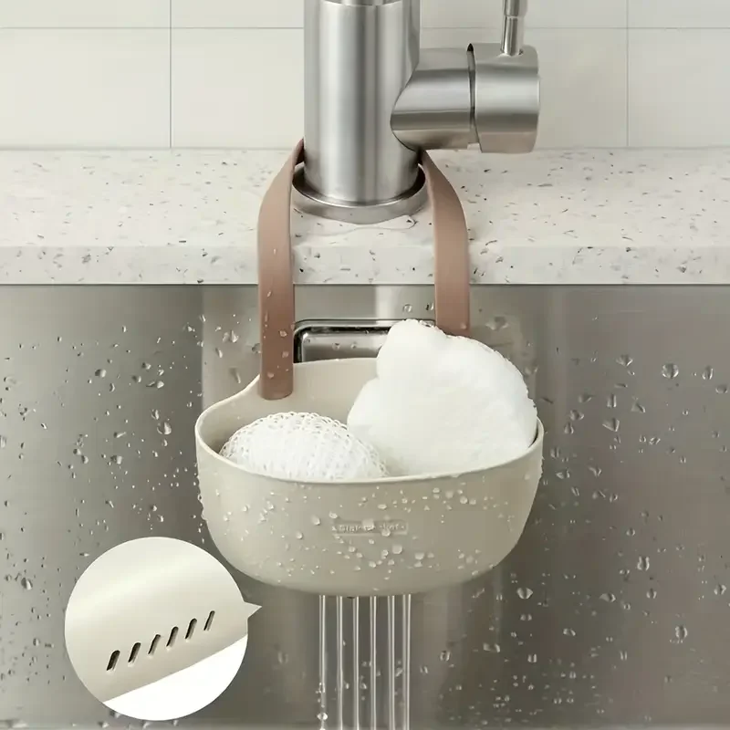 

Kitchen Drain Rack Hanging Basket Sink Storage Supplies Soap Sponge Rack Face Towel Storage Rack Home Bathroom Kitchen Supplies