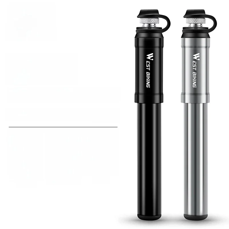 AliExpress West Biking WEST BIKING Portable Bicycle Pump 130PSI High Pressure With Hose Presta Schrader Valve Aluminum Alloy MTB Road Bike Tire Pump