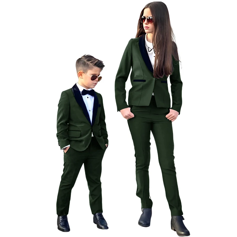 Boys Girls Suits Children's Formal Suits Party Blazers Pants Suits Teen Suits Graduation Tuxedos