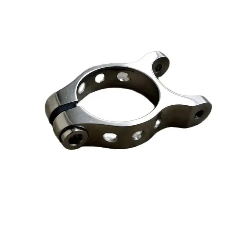 AliExpress NONE Titanium Bicycle Bike 31.8 34.9mm Seatpost Clamp Rack Double Clip Holder