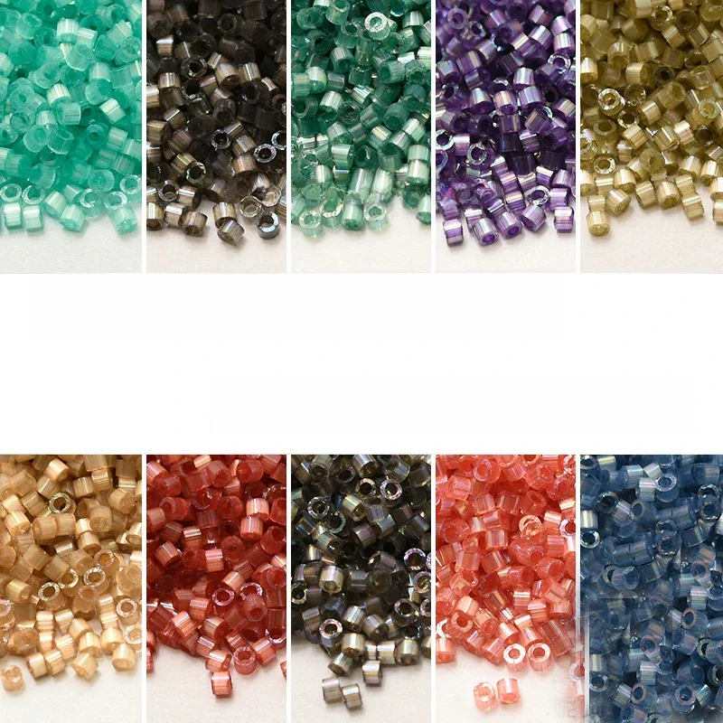 Ozdoba Japan Miyuki Delica Beads DB11/0 1.6mm Beads Silk Series 5G — zdjęcie 2
